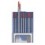 Electrodos tungsteno 1.6 mm x 150 mm thorio (rojo)