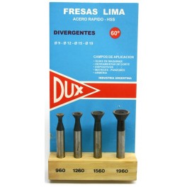 Exhibidor 4 fresas lima divergente