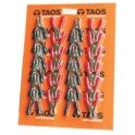 Clips para bater&iacute;as 80 mm x 24 unidades