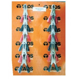 Clips aislados para baterias 100 mm