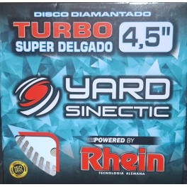 Disco diamantado turbo 4,5 super delgado YARD
