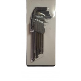 Set llaves torx tamper mm x 9 u