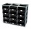 Estanteria completa con contenedores GRISES N&deg;4 12 u.